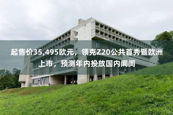 起售价35,495欧元，领克Z20公共首秀暨欧洲上市，预测年内投放国内阛阓